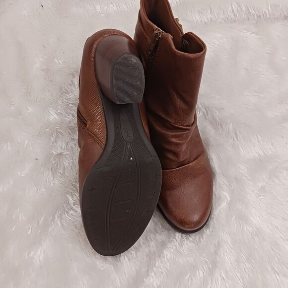 BareTraps Rodin Brown Leather Booties size 9 - Picture 4 of 6